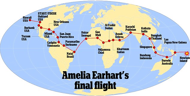 amelia earhart last flight